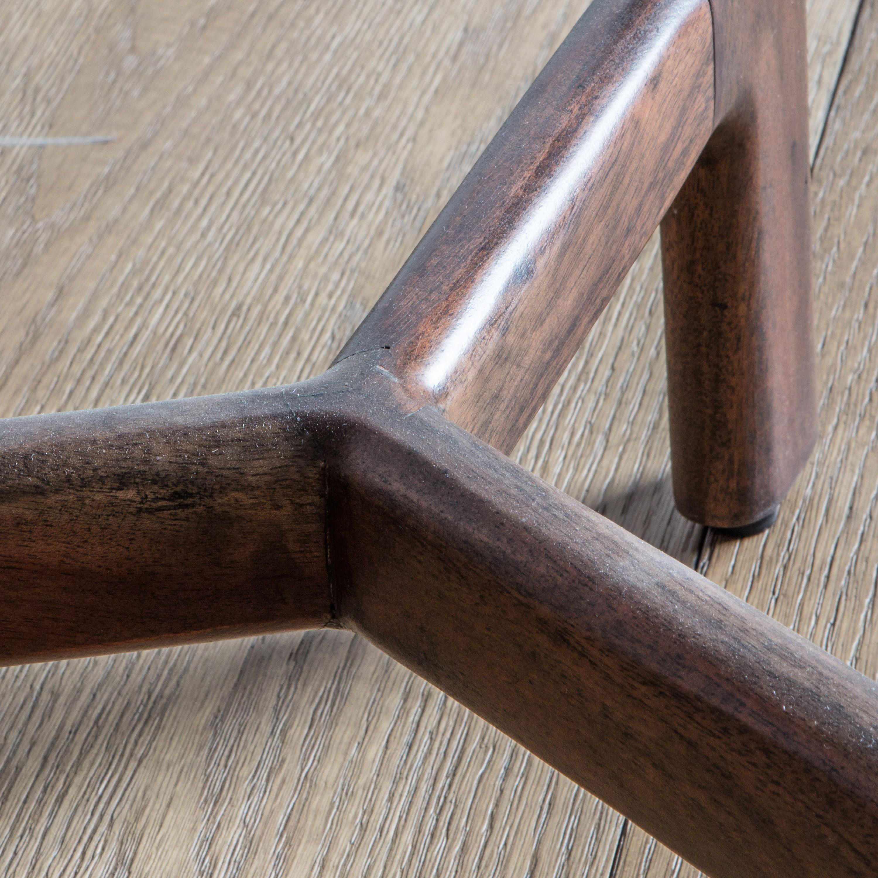 Bellavia Acacia Wood Side Table with Marble Top - Maison Rêves UK