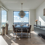 Blackbone Black Rustic Oak Rectangular Dining Table by Richmond Interiors - Maison Rêves UK