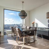 Blackbone Black Rustic Oak Rectangular Dining Table by Richmond Interiors - Maison Rêves UK