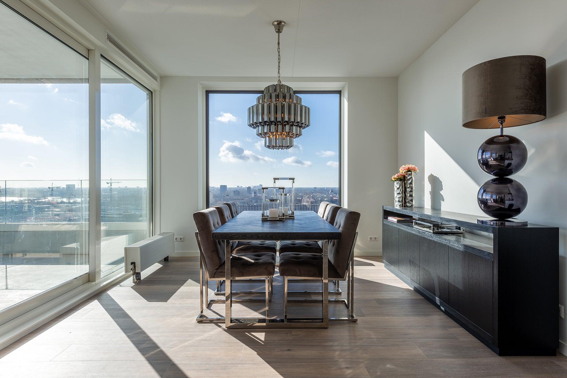 Blackbone Black Rustic Oak Rectangular Dining Table by Richmond Interiors - Maison Rêves UK