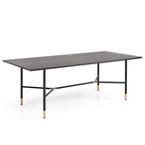 Bofo Dining Table 180 - Black Oak - Maison Rêves UK