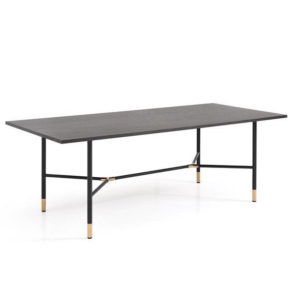 Bofo Dining Table 180 - Black Oak - Maison Rêves UK