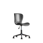 Bramley Faux Leather Swivel Chair Charcoal - Maison Rêves UK