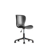Bramley Faux Leather Swivel Chair Charcoal - Maison Rêves UK