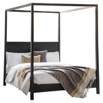 Calvera Boutique 4 Poster 6' SuperKing Bed - Black - Maison Rêves UK
