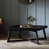 Calvera Boutique Wooden Coffee Table in Black - Maison Rêves UK