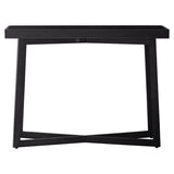 Calvera Boutique Wooden Console Table in Black - Maison Rêves UK