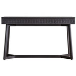 Calvera Boutique Wooden Desk in Black - Maison Rêves UK