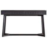 Calvera Boutique Wooden Desk in Black - Maison Rêves UK