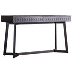 Calvera Boutique Wooden Desk in Black - Maison Rêves UK
