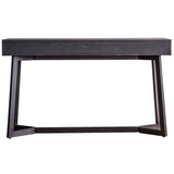 Calvera Boutique Wooden Desk in Black - Maison Rêves UK