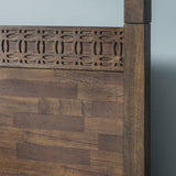 Calvera Retreat 4 Poster 5' Bed - Brown - Maison Rêves UK