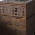 Calvera Retreat Wooden Bedside 2 Drawer Chest in Brown - Maison Rêves UK