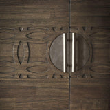 Calvera Retreat Wooden Cocktail Cabinet in Brown - Maison Rêves UK