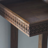 Calvera Retreat Wooden Console Table in Brown - Maison Rêves UK