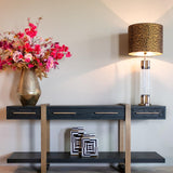 Cambon Dark Coffee 3 Drawer Sideboard with Gold Frame by Richmond Interiors - Maison Rêves UK