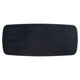 Cambon Dark Coffee Oak Danish Oval Dining Table with Brushed Base by Richmond Interiors - Maison Rêves UK
