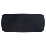 Cambon Dark Coffee Oak Danish Oval Dining Table with Brushed Base by Richmond Interiors - Maison Rêves UK