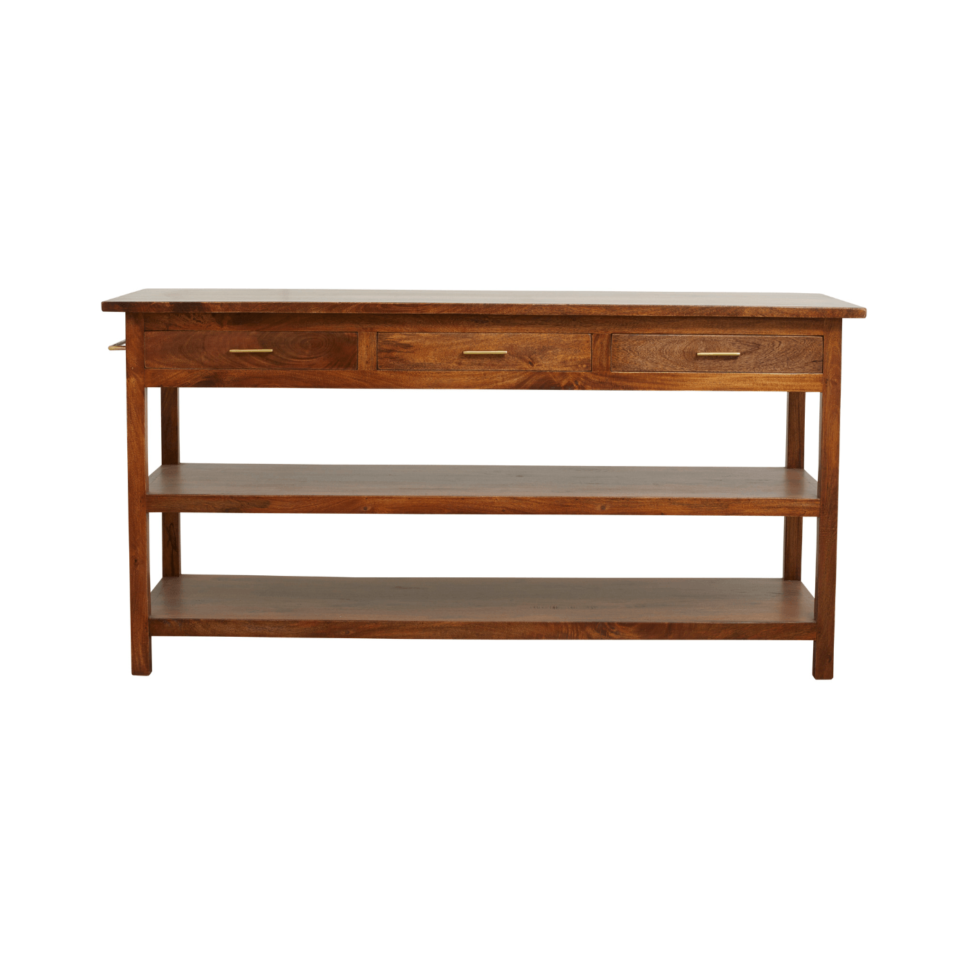 Caspain Mango Wood and Iron Display Table by Nordal - Maison Rêves UK