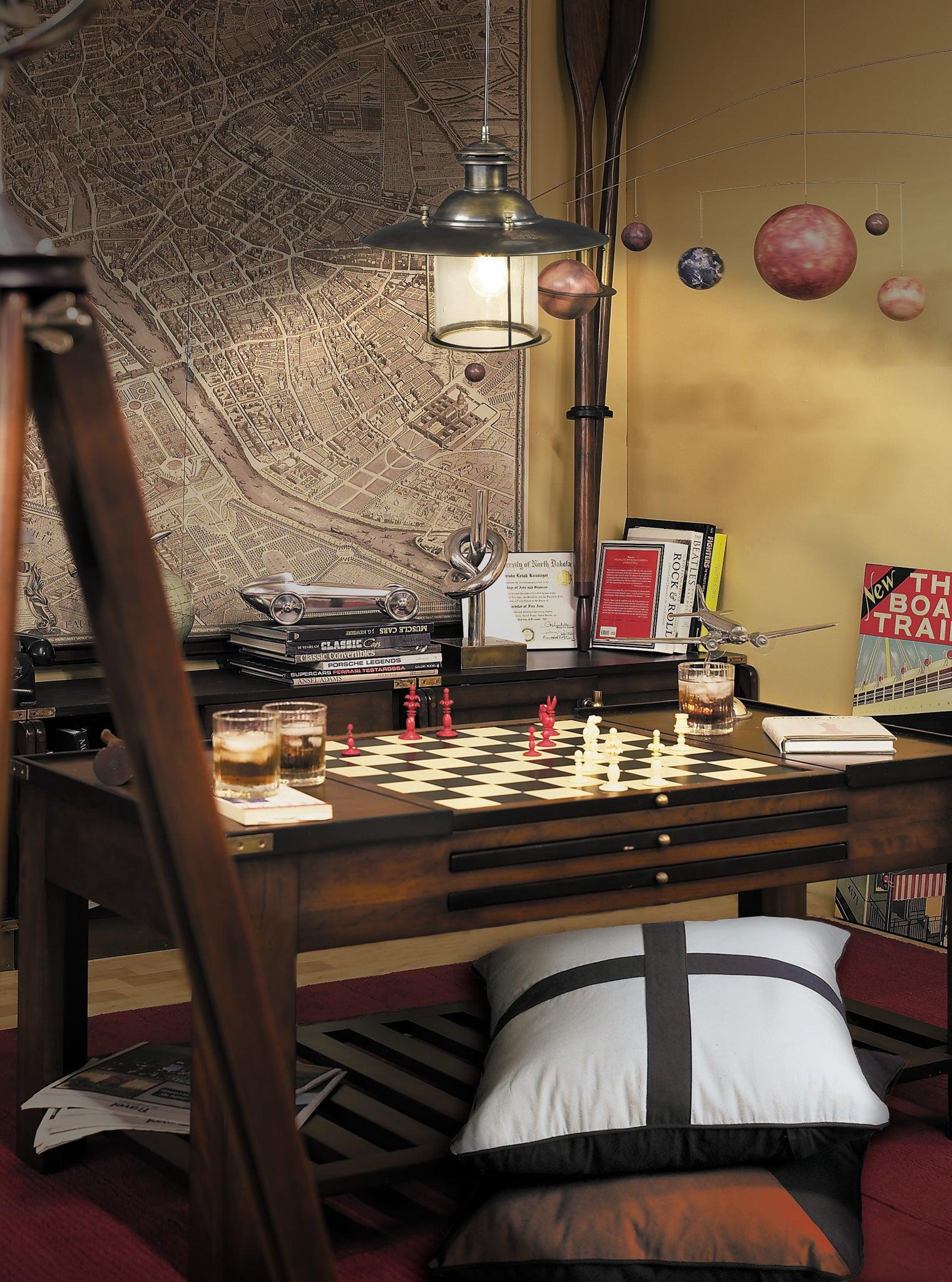 Cherry Wood Game Coffee Table by Authentic Models - Maison Rêves UK