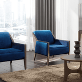 Club Lounge Chair, Velvet by Authentic Models - Maison Rêves UK