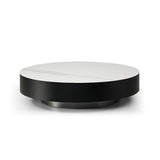 Coin Coffee Table - White Marble - Maison Rêves UK