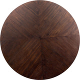 Congo Dark Brown Wood Circular Dining Table Ø120