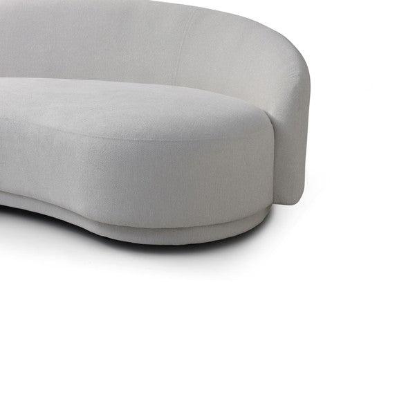 Cove 4-Seater Sofa - Avery Velour Cream - Maison Rêves UK
