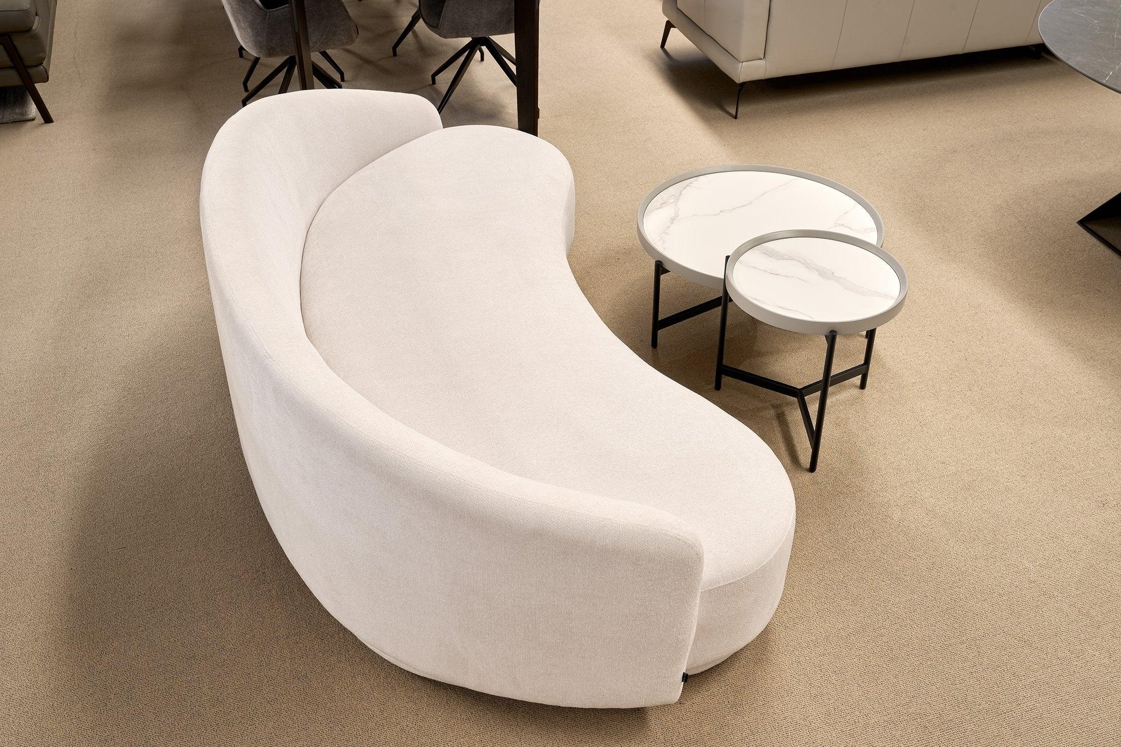 Cove 4-Seater Sofa - Avery Velour Cream - Maison Rêves UK