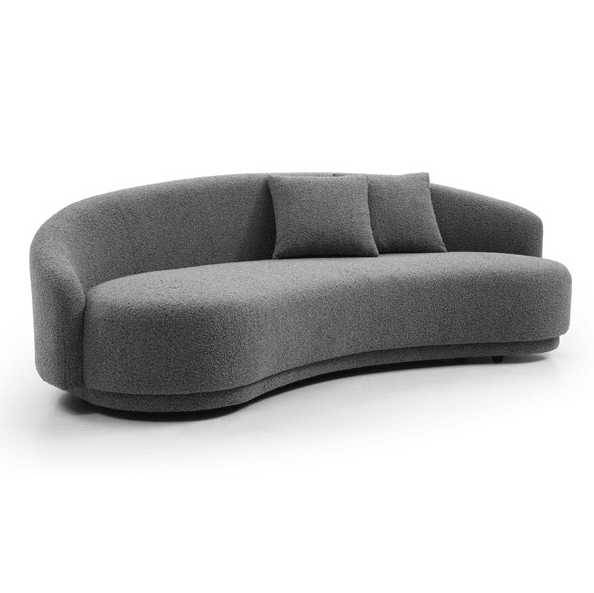 Cove 4-Seater Sofa - Grey Bouclé - Maison Rêves UK