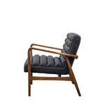 Cruzo 2 Seater Sofa Antique Ebony with Wooden Legs - Maison Rêves UK