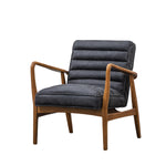 Cruzo Armchair Antique Ebony with Oak Wood Frame - Maison Rêves UK