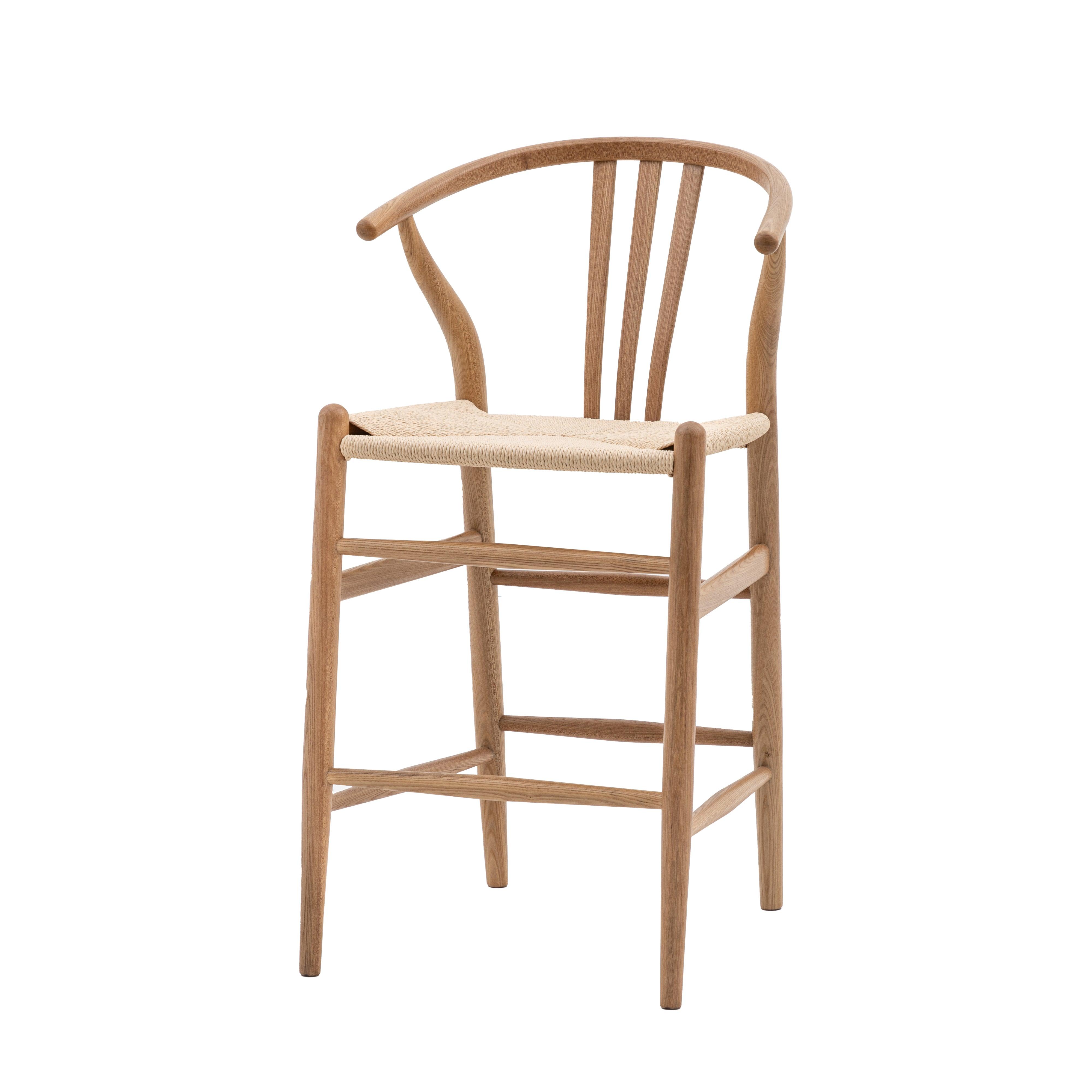 Decora Bar Stool Natural (2pk) - Maison Rêves UK
