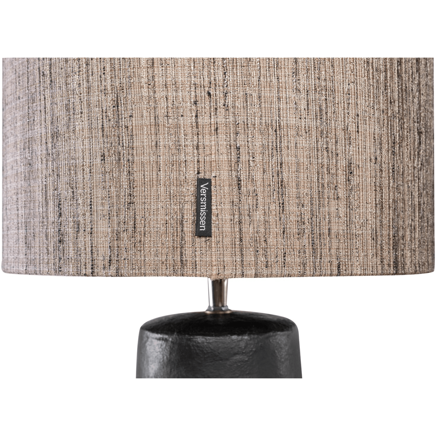 Denise Black Terracotta Table Lamp - Maison Rêves UK