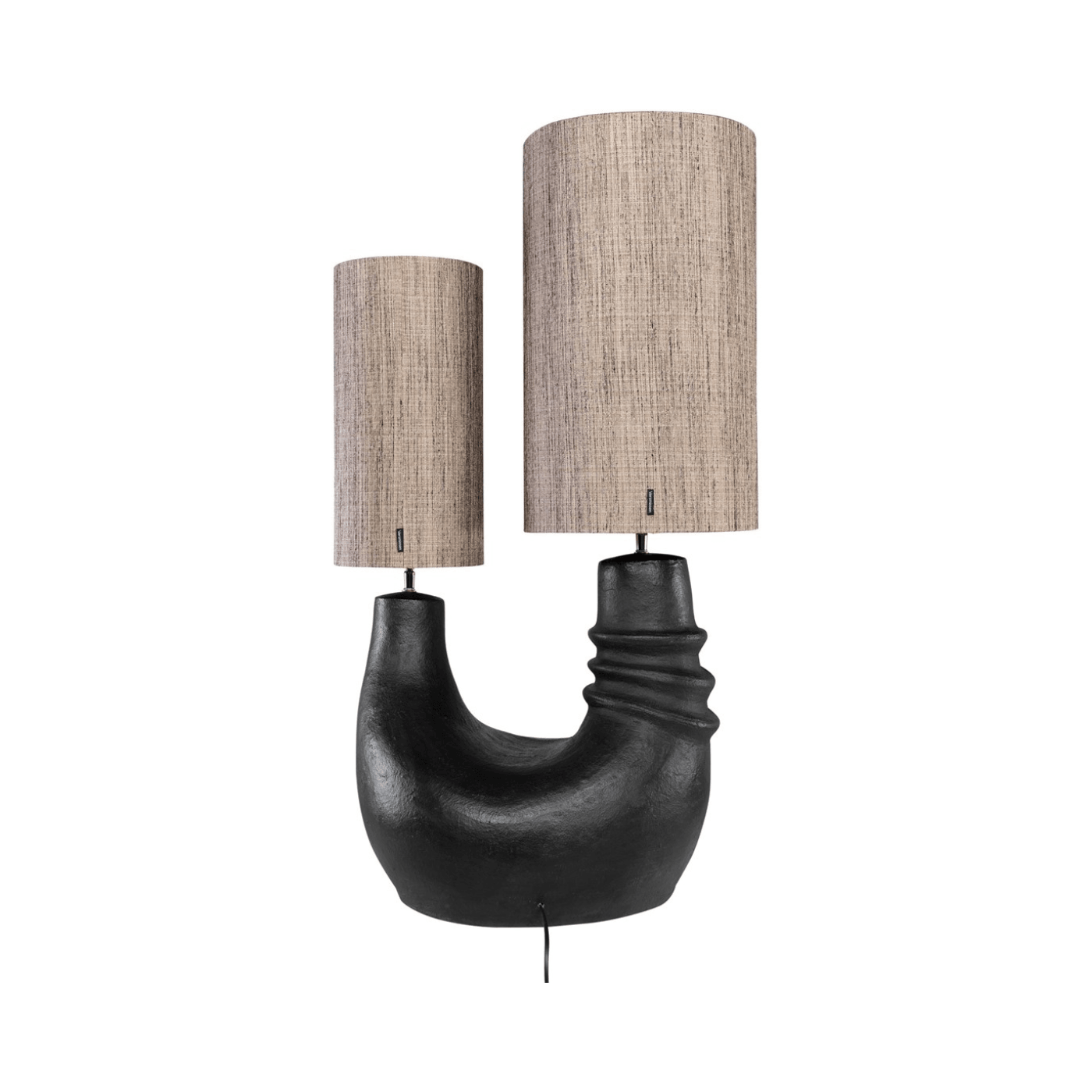 Denise Black Terracotta Table Lamp - Maison Rêves UK