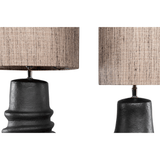 Denise Black Terracotta Table Lamp - Maison Rêves UK