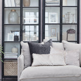 Depot Black Iron Tall Cabinet with Glass Doors H205 (CM) - Maison Rêves UK
