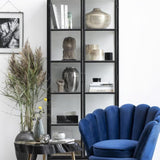 Depot Black Iron Tall Cabinet with Glass Doors H205 (CM) - Maison Rêves UK