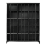 Downtown Iron 3 Door Cabinet in Black by Nordal - Maison Rêves UK