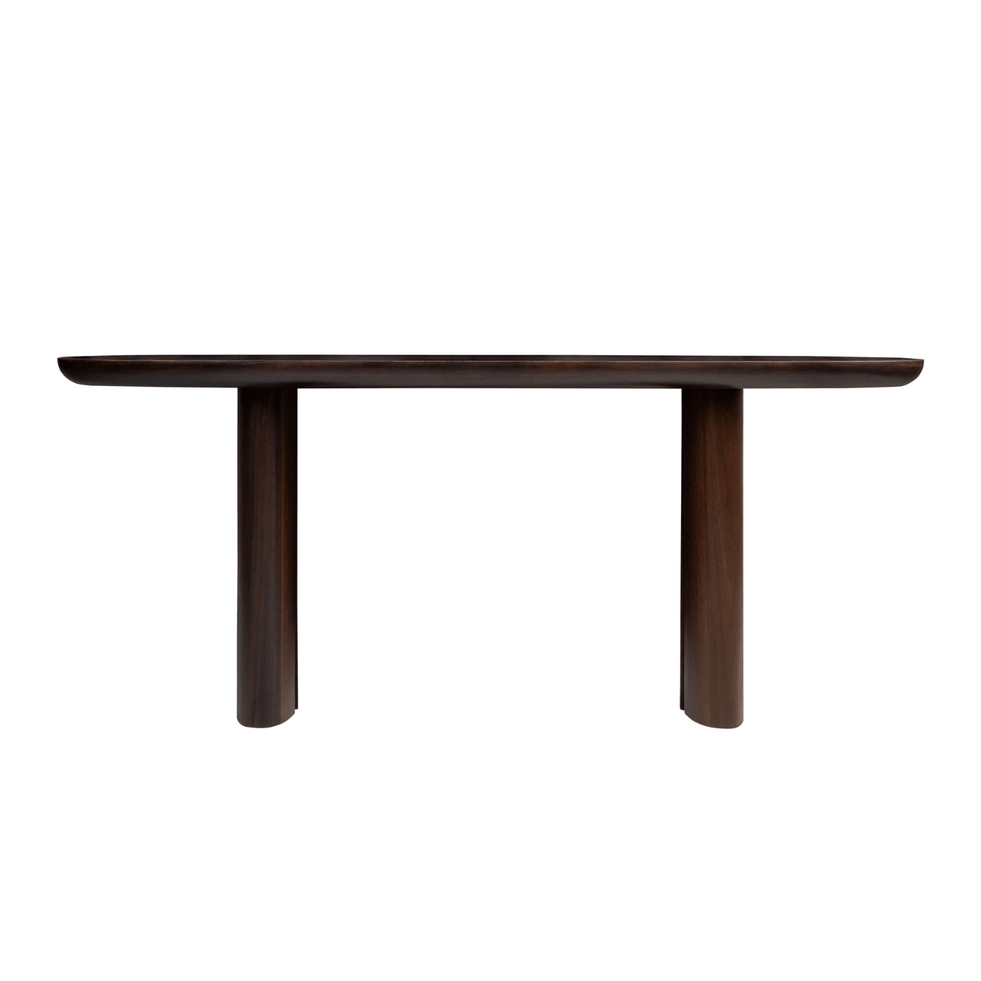 Durban Dark Brown Wooden Console Table - Maison Rêves UK