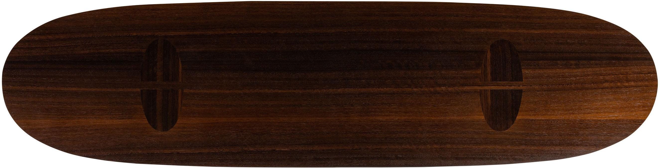Durban Dark Brown Wooden Console Table - Maison Rêves UK