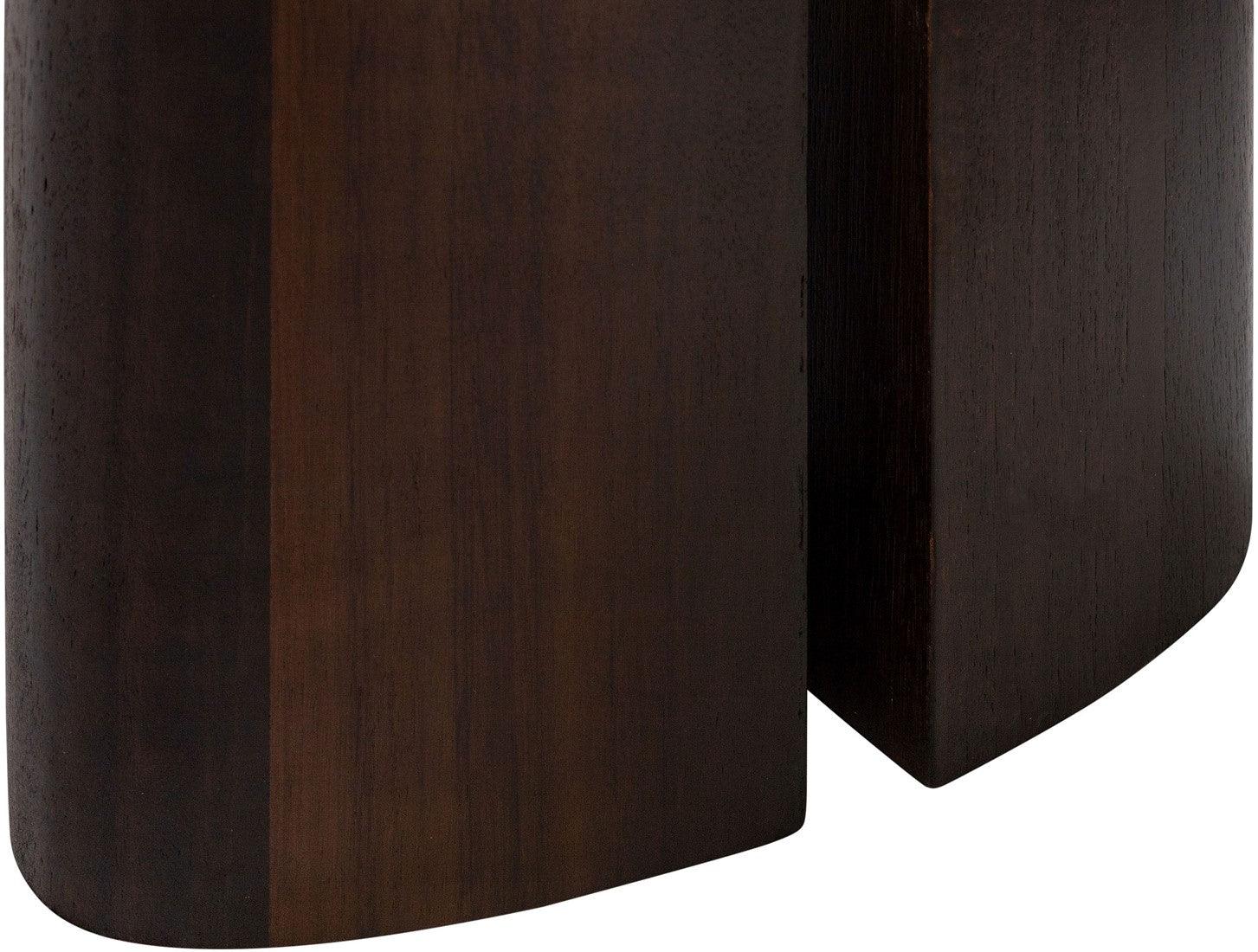 Durban Dark Brown Wooden Console Table - Maison Rêves UK