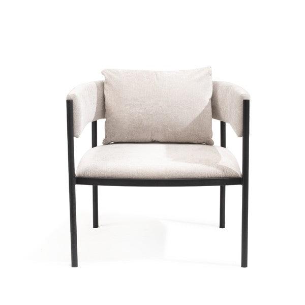 Envie I Lounge Chair - Giselle Grey Beige - Maison Rêves UK