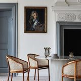 Erie Mango Wood Round Dining Table with Marble Top by Nordal - Maison Rêves UK