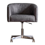 Ethos Swivel Office Chair Antique Ebony - Maison Rêves UK