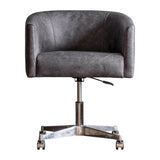 Ethos Swivel Office Chair Antique Ebony - Maison Rêves UK