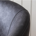 Ethos Swivel Office Chair Antique Ebony - Maison Rêves UK