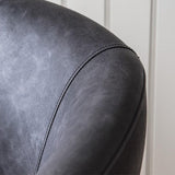 Ethos Swivel Office Chair Antique Ebony - Maison Rêves UK