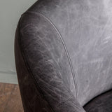 Ethos Swivel Office Chair Antique Ebony - Maison Rêves UK