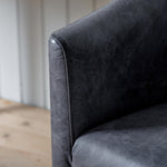 Ethos Swivel Office Chair Antique Ebony - Maison Rêves UK